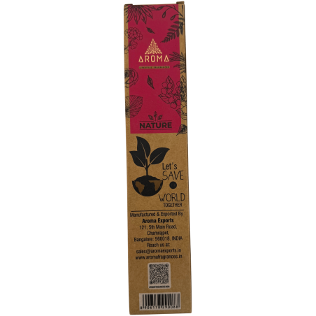 مجموعة بخور إكليل الجبل العضوي AROMA ناتشر (3 أعواد) - 8 أعواد، مدة الاستخدام ساعة واحدة