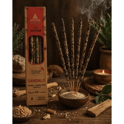 オーガニックサンダルウッドインセンスAROMAネイチャーサンダル - 20g ボックス