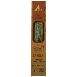 Organic Cinnamon Incense AROMA Nature Cinnamon - 20g Box