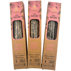 3er-Pack Bio-Räucherstäbchen in Rosa AROMA...