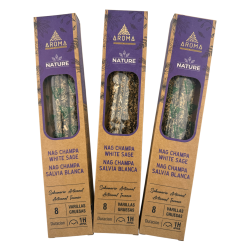 3er-Pack Bio-Räucherstäbchen AROMA Nag Champa...