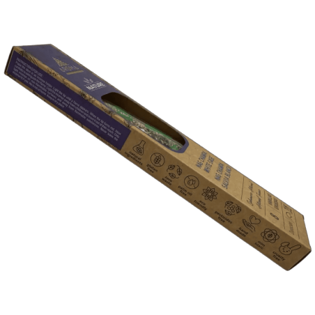 Pacote com 3 varetas de incenso orgânico Nag Champa e Sálvia Branca AROMA Nature - 8 varetas, duração de 1 hora