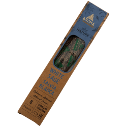 Incienso Orgánico Salvia Blanca AROMA Nature White Sage - Cajita de 20gr.
