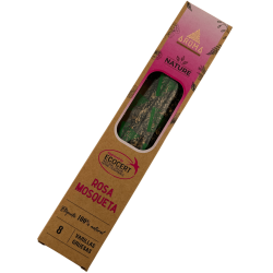 Tămâie organică cu măceșe AROMA Nature - 8 bețișoare, durată 1 oră