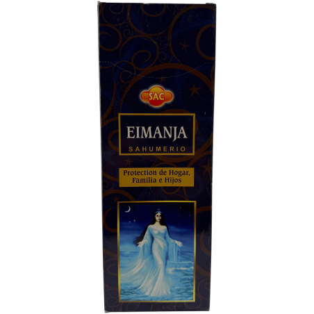 SAC Eimanja Incense - Box of 6 hexagonal packs of 20 sticks each, 120 incense sticks