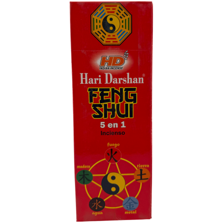 Encens Feng Shui Hari Darshan - Boîte de 6 boîtes à encens hexagonales
