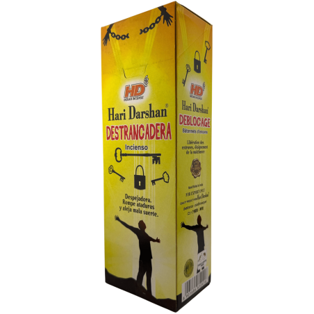 Encens débloquant Hari Darshan - Boîte de 6 boîtes à encens hexagonales