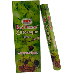 Storax Incense Hari Darshan - 六角形のお香箱6個入り