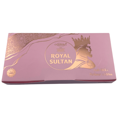Encens Dhoop arabe Royal Sultan Misbah's DMP Perfumer Edition - 10 bâtonnets d'encens avec brûleur
