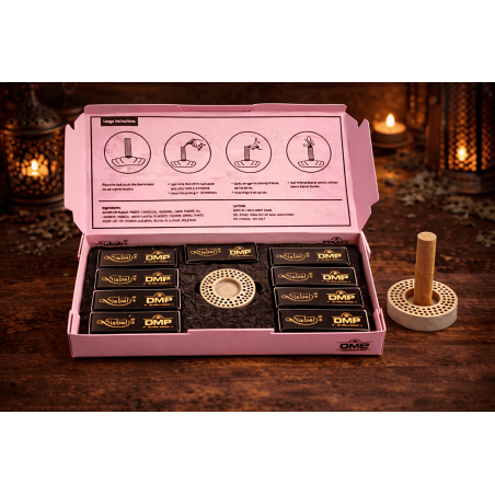 Royal Sultan Misbah's DMP Perfumer Edition Arabisches Räucherstäbchen - 10 Räucherstäbchen mit Brenner