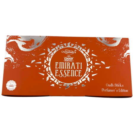 Encens arabe Dhoop Emirati Essence Misbah's DMP Perfumer Edition - 10 bâtonnets d'encens avec brûleur