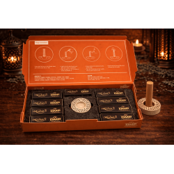 Arabian Dhoop Incense Emirati Essence Misbah's DMP Perfumer Edition - 10 Dhoop Sticks with Burner