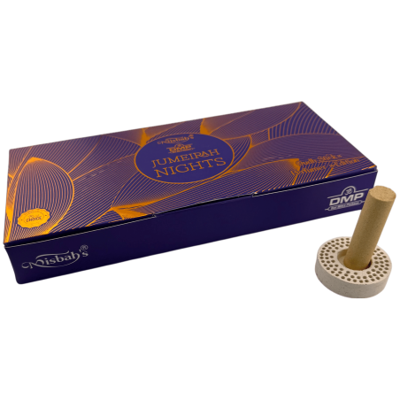 Arabian Dhoop Incense Jumeirah Nights Misbah's DMP Perfumer Edition - 10 Dhoop Sticks mit Brenner