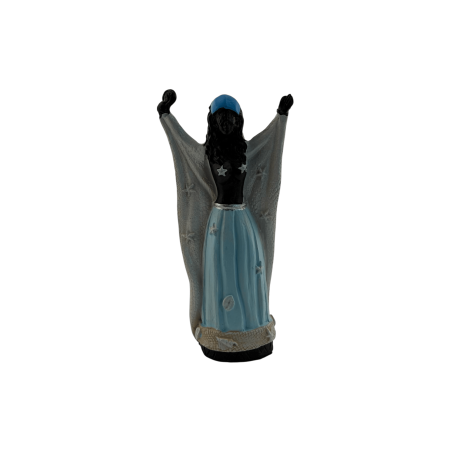Orisha Yemanjá Svart Figur 10,5x3,8x5,5cm.
