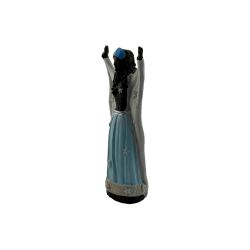 Orisha Yemanjá Figurine noire 10,5x3,8x5,5cm.