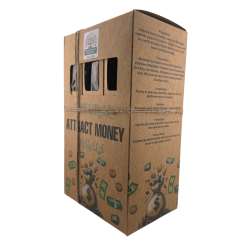 Boîte d'encens naturel qui attire l'argent Namaste India Natural Masala Orkay - 12 boîtes d'encens bio 30g.