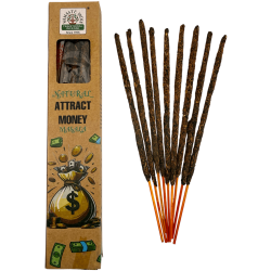 Boîte d'encens naturel qui attire l'argent Namaste India Natural Masala Orkay - 12 boîtes d'encens bio 30g.