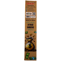 Boîte d'encens naturel qui attire l'argent Namaste India Natural Masala Orkay - 12 boîtes d'encens bio 30g.