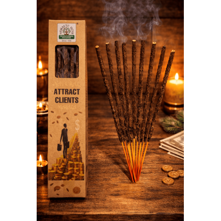 Tămâie naturală atrage clienții Namaste India Natural Masala Orkay - 1 cutie de tămâie organică 30gr.