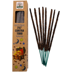 Encens natural 7x7 Contra Tot Namaste Índia Natural Masala Orkay - 1 paquet d'encens orgànic 30gr.
