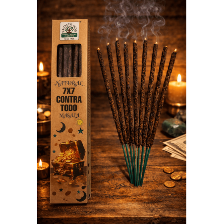 7x7 Encens Naturel Contre Tout Namaste India Masala Naturel Orkay - 1 boîte d'encens bio 30gr.