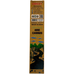 Natuurlijke wierook opent paden Namaste India Natuurlijke Masala Orkay - 1 doosje biologische wierook 30 gram.