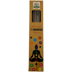 Incenso Natural 7 Chakras Namaste Índia Natural Masala Orkay - 1 caixa de incenso orgânico 30g.