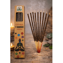 Natural Incense 7 Chakras Namaste India Natural Masala Orkay - 1 box of organic incense 30gr.