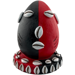 Eleggua Kopf Harzfigur 22 cm