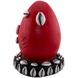 Eleggua Hoofd Harsbeeldje 22 cm