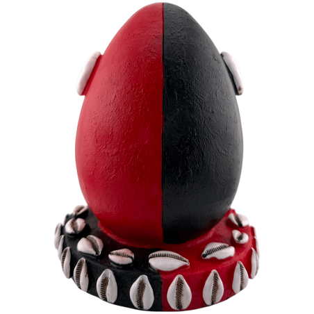 Eleggua Hoofd Harsbeeldje 22 cm