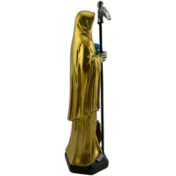 Figura Resina Santa Muerte 20cm Dorada