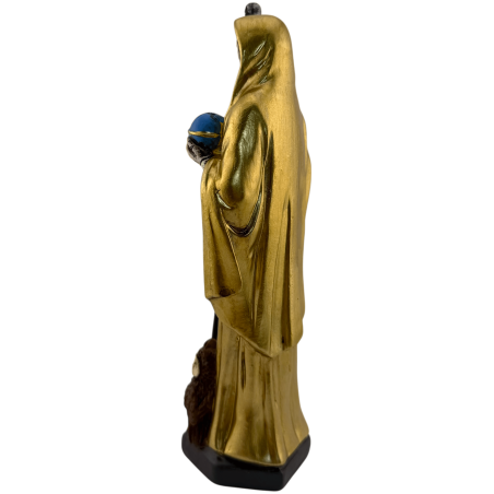 Figura Resina Santa Mort 20cm Daurada