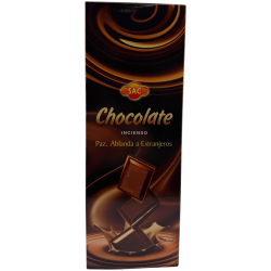 SACチョコレートインセンス - 六角形のパック6個入り（各パック20本入り）、合計120本