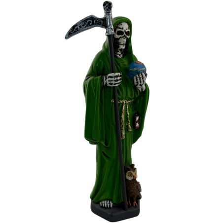 Figura Resina Santa Mort 15cm Verd