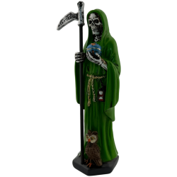 Figura Resina Santa Mort 15cm Verd
