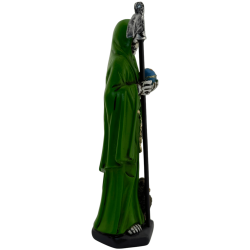 Harts Santa Muerte Figur 15cm Grön