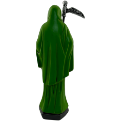 Harts Santa Muerte Figur 15cm Grön