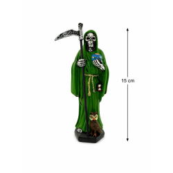 Figura Resina Santa Mort 15cm Verd