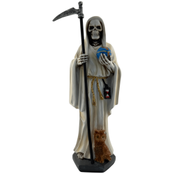 Figura Resina Santa Mort 30cm Blanca
