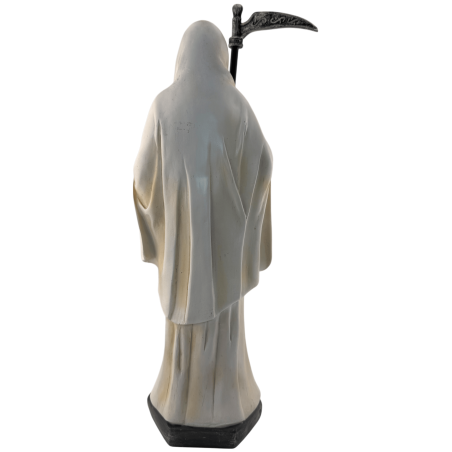 Figura in resina bianca di Santa Muerte 30 cm