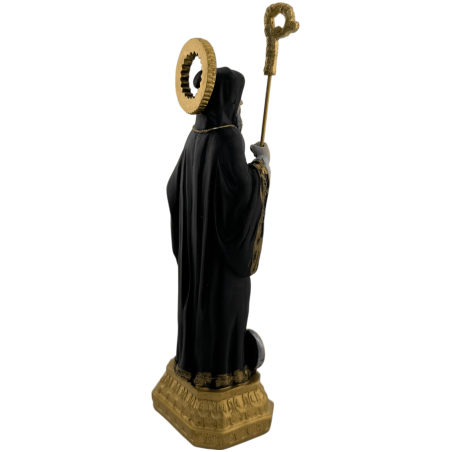 Harzfigur des Heiligen Benedikt 16 cm