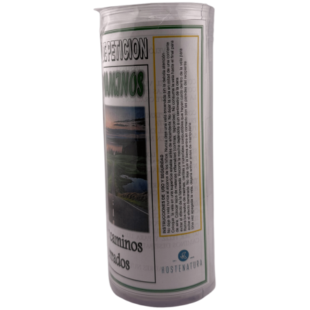 Kaars voor het openen van paden met gebed en olie 15x6cm