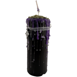 Lumânare Talisman Nod de Vrăjitoare - Lumânare Ezoterică cu Amuletă Specială 14x6cm - Uniune, Protecție și Forță Spirituală