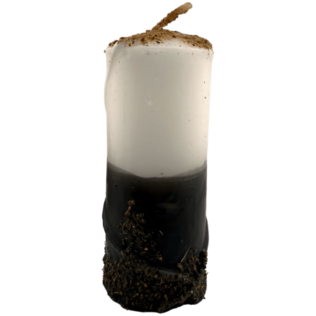 Candela speciale per chiudere i percorsi 14x6cm - Include rituale, olio e polveri