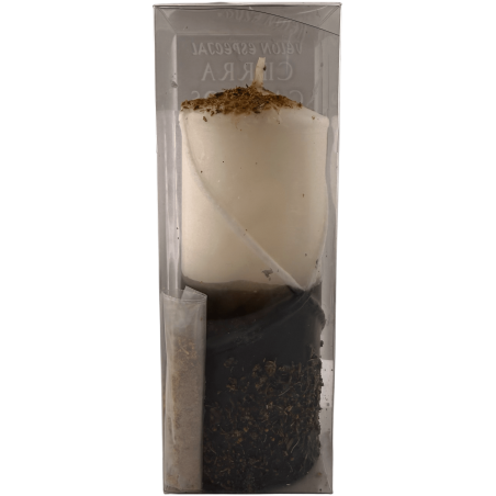 Candela speciale per chiudere i percorsi 14x6cm - Include rituale, olio e polveri
