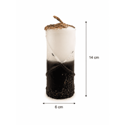 Lumânare specială pentru închiderea căilor 14x6cm - Include ritual, ulei și pudre