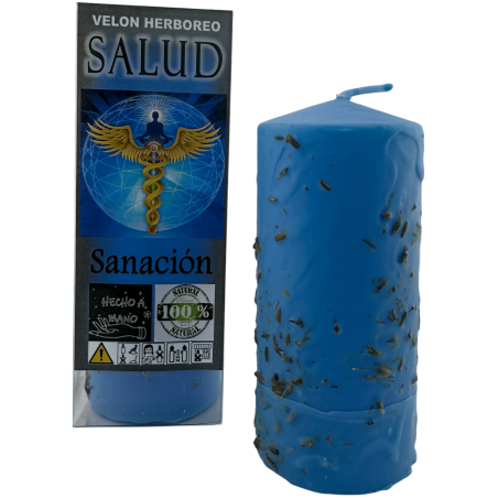 Herbal Health Candle - Esoteric Candle 14x6cm - Healing