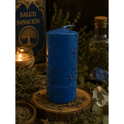 Velón Herboreo Salud - Velón Esotérico 14x6cm - Sanación