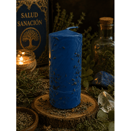 Velón Herboreo Salud - Velón Esotérico 14x6cm - Sanación